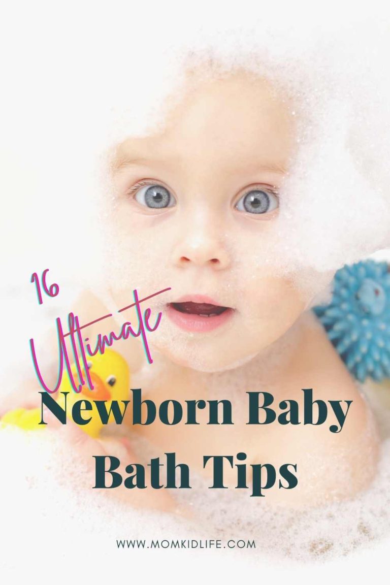 16 Ultimate Tips for Baby Bath (Sponge Bath & Regular Bath) - Mom Kid ...