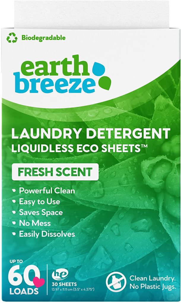 Earth Breeze laundry sheets